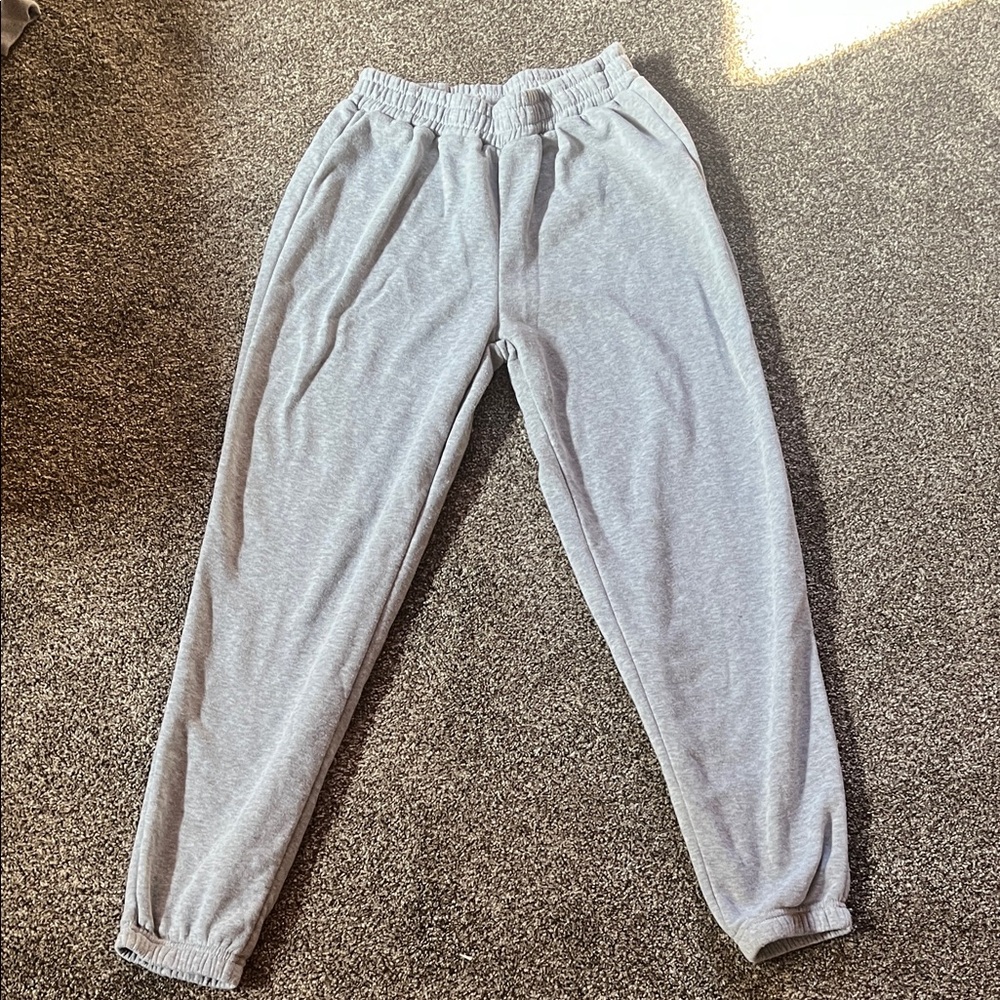 SHEIN Light Gray Jogger Pants